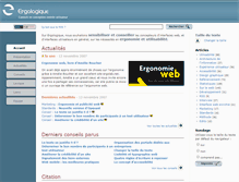 Tablet Screenshot of ergologique.com